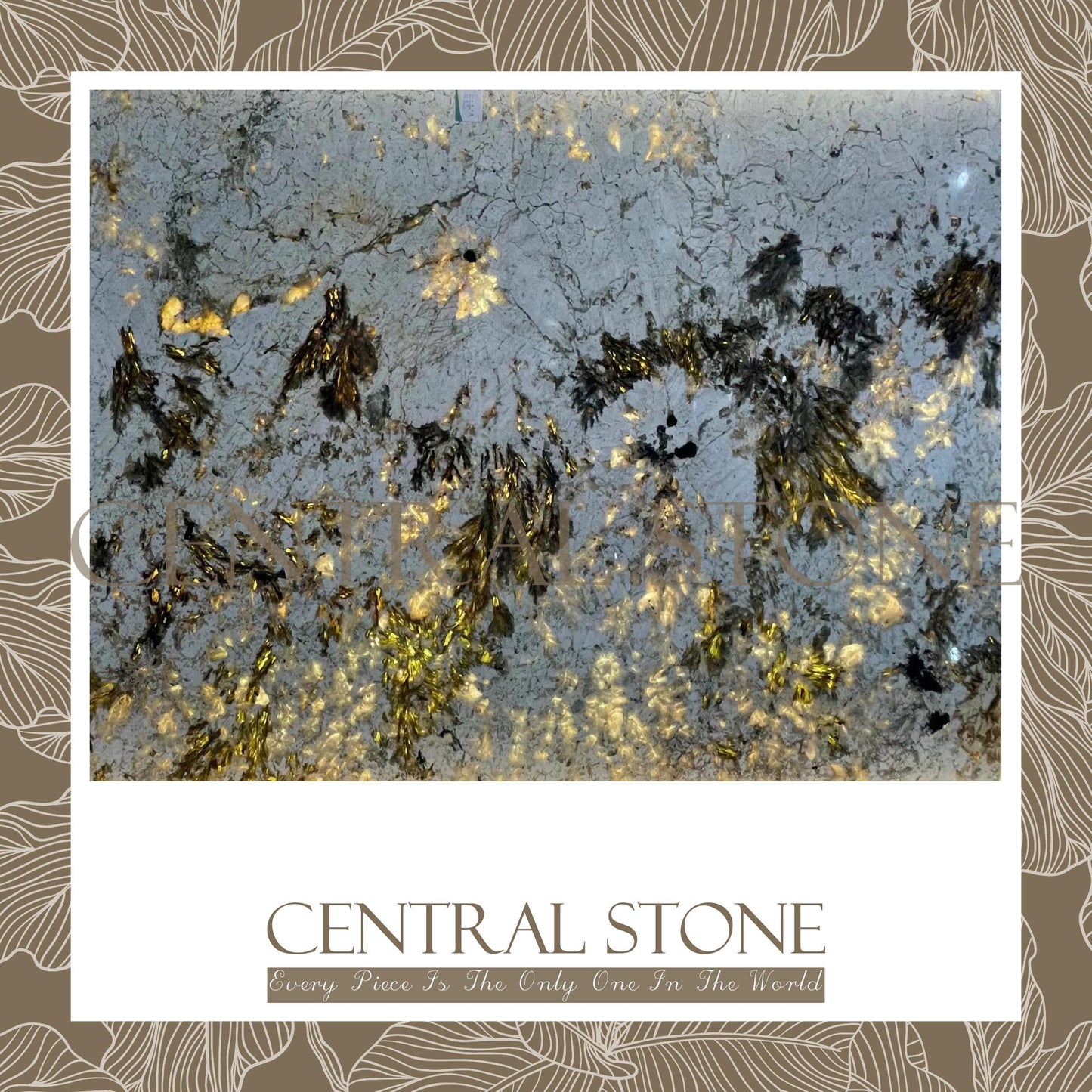 CENTRAL STONE Natural Quartz Marble From Brazil Customization For Dining Coffee Side Table Feature Wall Quartz Stone Real Marble - Pandora Green Diamond