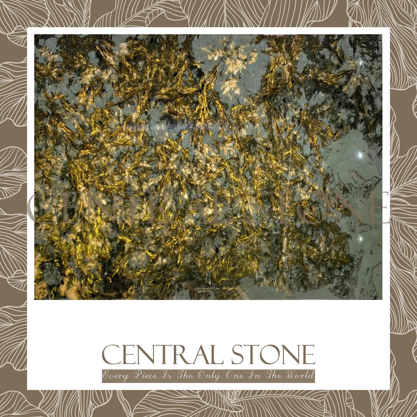 CENTRAL STONE Natural Quartz Marble From Brazil Customization For Dining Coffee Side Table Feature Wall Quartz Stone Real Marble - Pandora Green Diamond